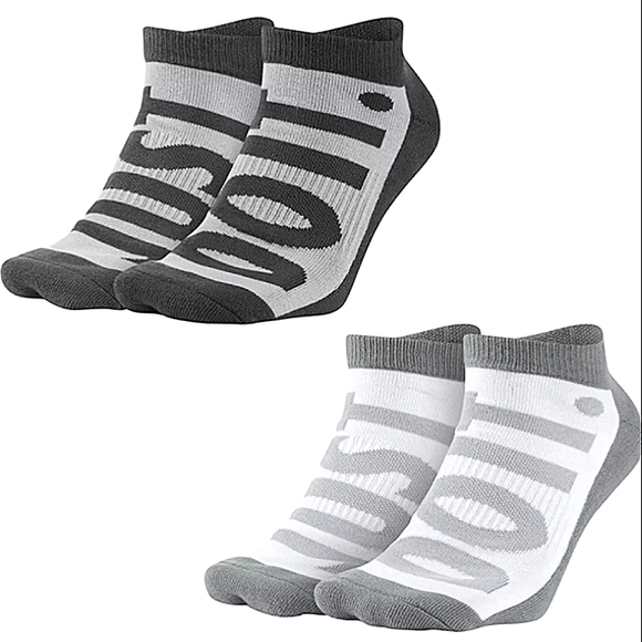 Nike | Accessories | Nwt Nike Athletic Unisex 2 Pair Just Do It No Show ...